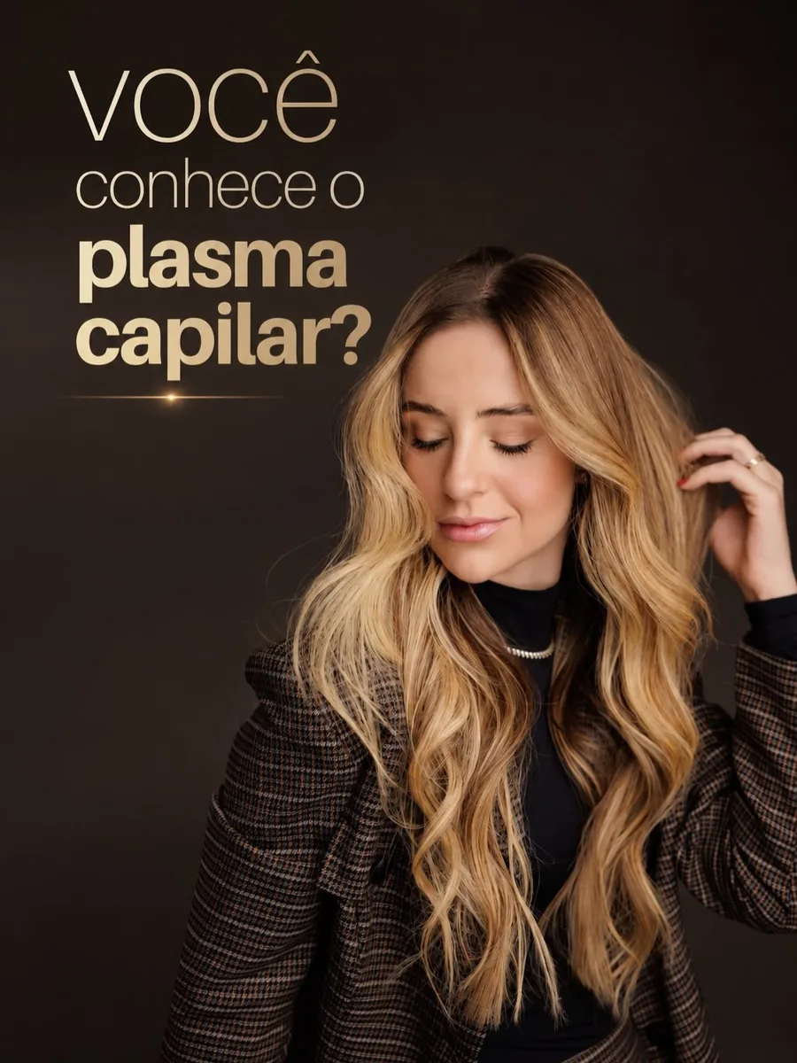 Isabella Sampaio em conteúdo sobre plasma capilar